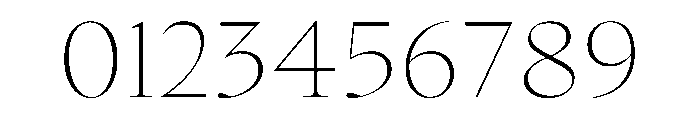 GlossyDisplay LightExtended Font OTHER CHARS