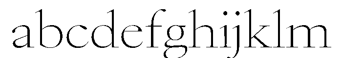 GlossyDisplay LightExtended FONT