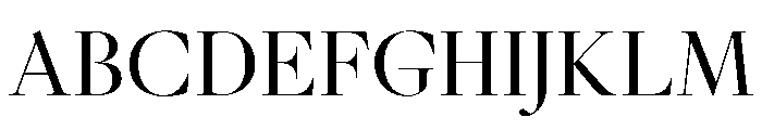 GlossyDisplay Regular Font UPPERCASE