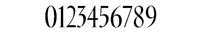 GlossyDisplay RegularCondensed Font OTHER CHARS