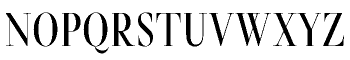 GlossyDisplay RegularCondensed Font UPPERCASE