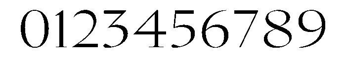 GlossyDisplay RegularExtended Font OTHER CHARS