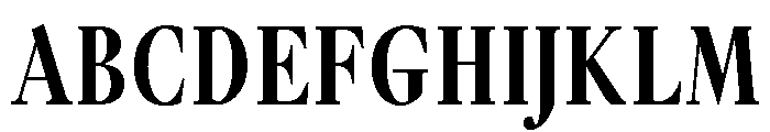 GlossyMagazine BoldCondensed Font UPPERCASE