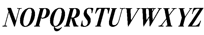 GlossyMagazine BoldCondensedItalic Font UPPERCASE