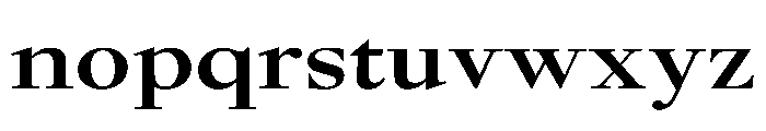 GlossyMagazine BoldExtended Font LOWERCASE