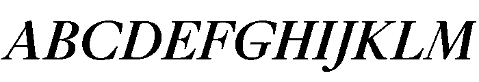 GlossyMagazine BoldItalic Font UPPERCASE