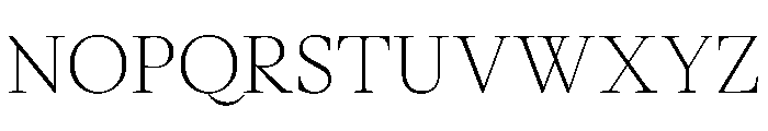 GlossyMagazine Light Font UPPERCASE