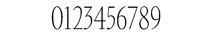 GlossyMagazine LightCondensed Font OTHER CHARS