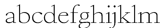 GlossyMagazine LightExtended FONT