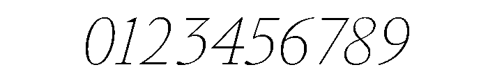 GlossyMagazine LightItalic Font OTHER CHARS