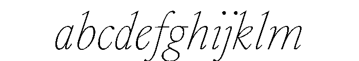 GlossyMagazine LightItalic FONT