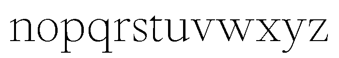 GlossyMagazine Light Font LOWERCASE