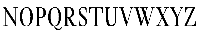 GlossyMagazine RegularCondensed Font UPPERCASE