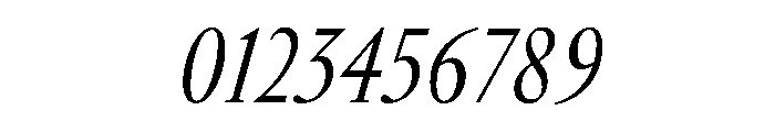 GlossyMagazine RegularCondensedItalic Font OTHER CHARS
