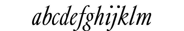 GlossyMagazine RegularCondensedItalic FONT