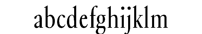 GlossyMagazine RegularCondensed FONT