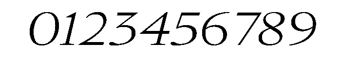 GlossyMagazine RegularExtendedItalic Font OTHER CHARS