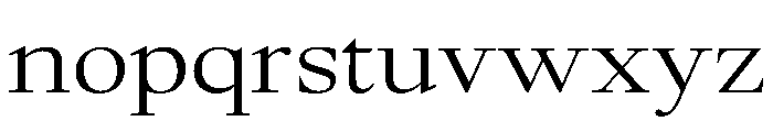 GlossyMagazine RegularExtended Font LOWERCASE