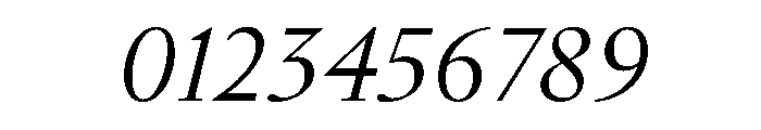 GlossyMagazine RegularItalic Font OTHER CHARS