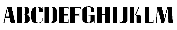 Glamour Bold Font UPPERCASE