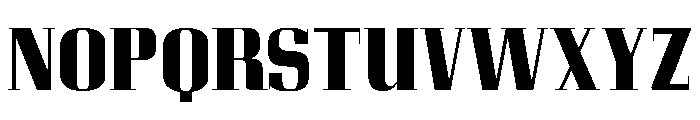 Glamour Bold Font UPPERCASE