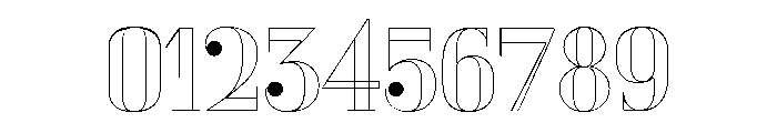 Glamour Hairline Engraved Font OTHER CHARS