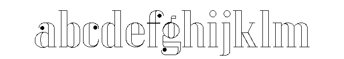 Glamour Hairline Engraved FONT
