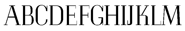 Glamour Light Font UPPERCASE