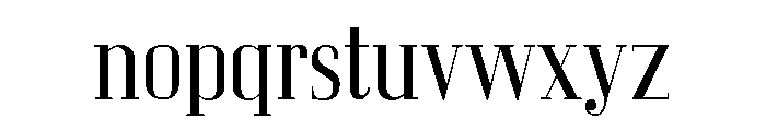 Glamour Light Font LOWERCASE