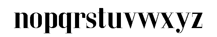 Glamour Medium Font LOWERCASE