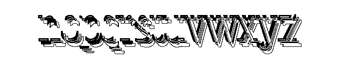 Glamour OverDose Font LOWERCASE