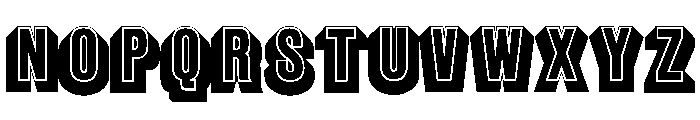 Glaser Babyfat Black Font UPPERCASE