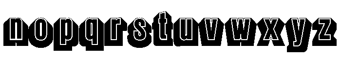 Glaser Babyfat Black Font LOWERCASE
