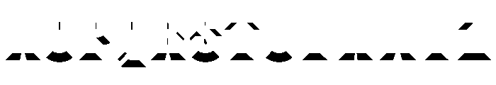Glaser Babyfat Down Font UPPERCASE