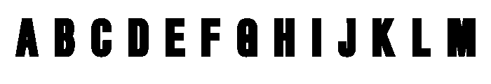 Glaser Babyfat Fill Font UPPERCASE