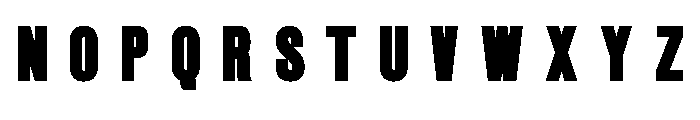 Glaser Babyfat Fill Font UPPERCASE