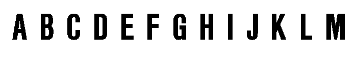Glaser Babyfat Glyph Font UPPERCASE