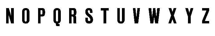 Glaser Babyfat Glyph Font UPPERCASE