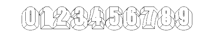 Glaser Babyfat Keyline Font OTHER CHARS