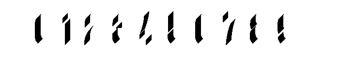 Glaser Babyfat Left Font OTHER CHARS