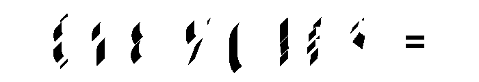 Glaser Babyfat Left Font OTHER CHARS