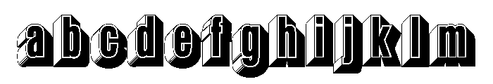 Glaser Babyfat Shaded FONT