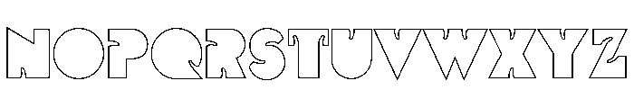 Glaser Babyteeth Open Baroque Font LOWERCASE
