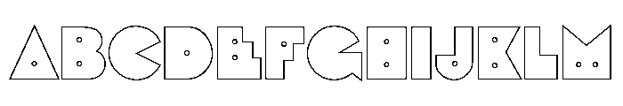 Glaser Babyteeth Open Dot FONT