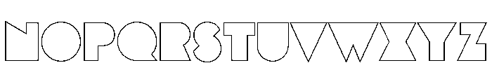 Glaser Babyteeth Open Font LOWERCASE