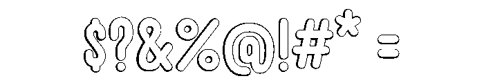 Glaser Houdini C Font OTHER CHARS
