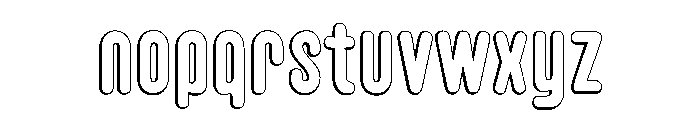 Glaser Houdini C Font LOWERCASE