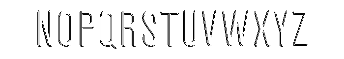Glaser Houdini Fade A Font UPPERCASE