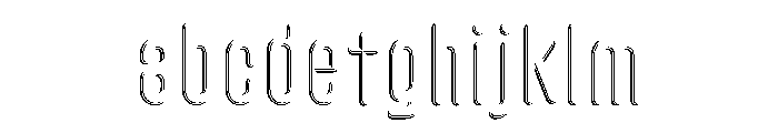 Glaser Houdini Fade A FONT