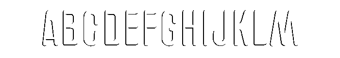 Glaser Houdini Fade B Font UPPERCASE